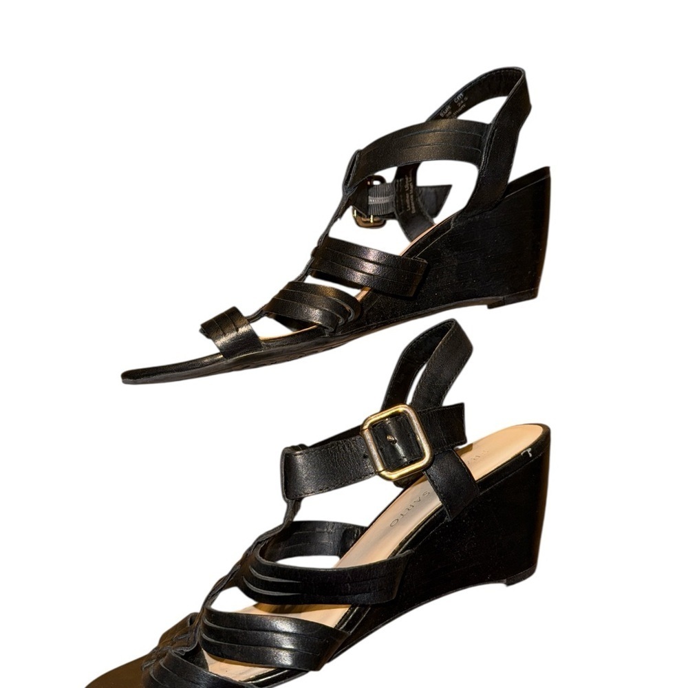 Franco Sarto Strappy Wedge Sandals - Picture 6 of 8